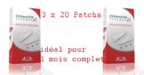 Dermastir 3x20 Patchs anti-rides et/ou anti-cernes