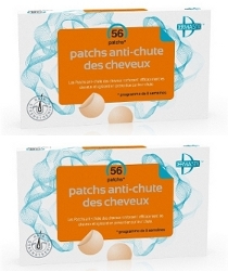 Lot de 2 x 56 Patchs anti-chute Dermastic